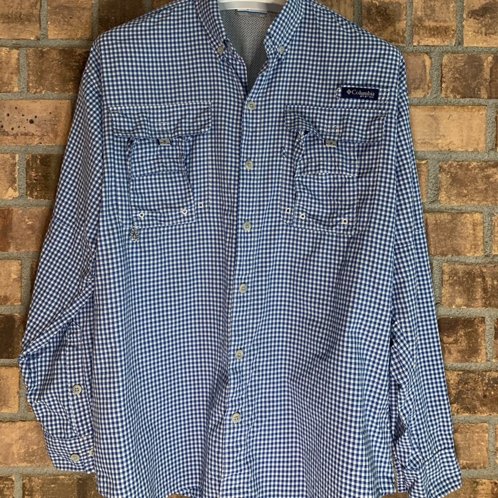 Columbia long sleeve button down